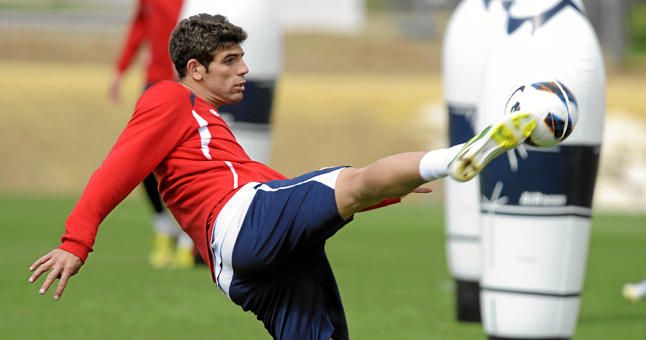 Fazio se mantiene al margen en el entrenamiento matinal