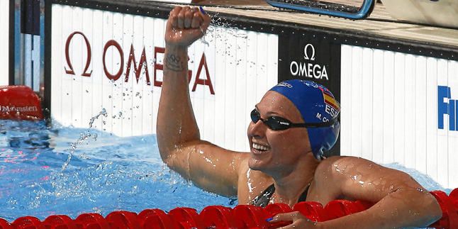 Melani Costa: "No voy a soñar, nado sin presión y así voy a seguir"