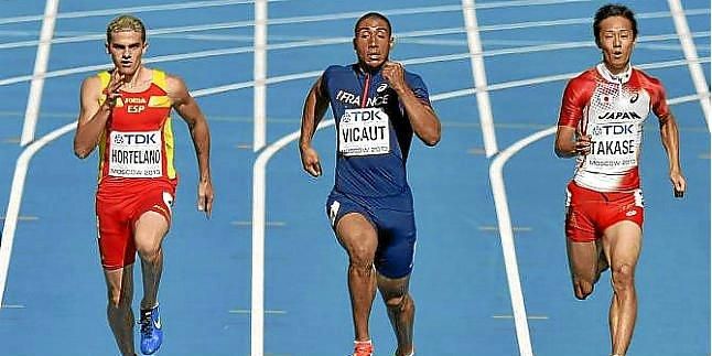 Bruno Hortelano, a semifinales de 200 metros