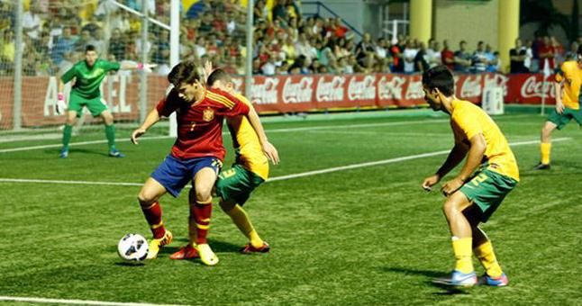 Cotán ejerce de héroe en el triunfo de España sub 19