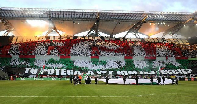 El Legia de Varsovia disputa su encuentro de Europa League a puerta a cerrada