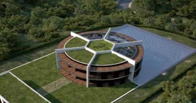 Un arquitecto idea una casa en forma de pelota para Messi