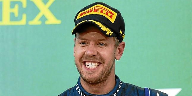 Vettel: "Es uno de los mejores días de mi vida hasta ahora"