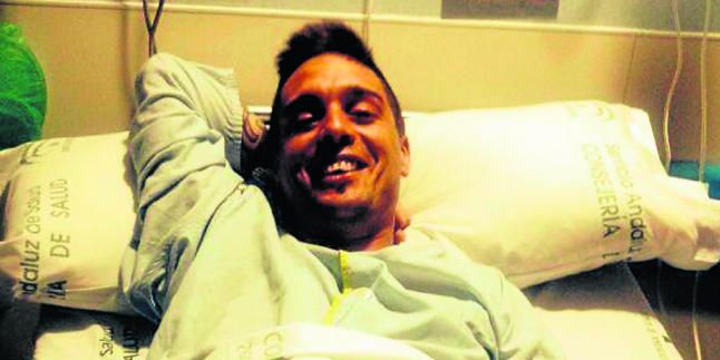 Garrido (Gerena) recupera la sonrisa tras ser operado