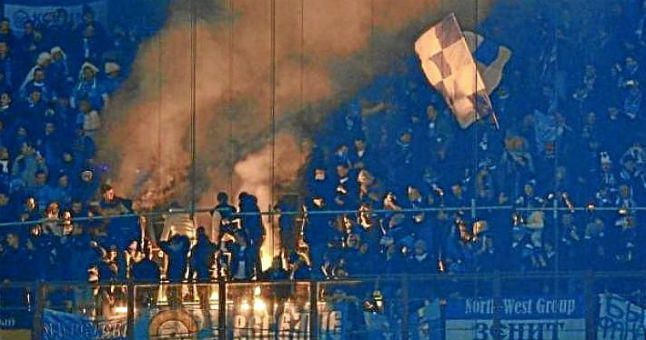El Zenit condena "firmemente" los actos de sus aficionados