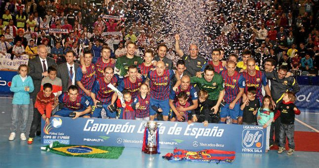 El Barcelona Alusport busca un histórico 'poker' en la Copa de fútbol sala