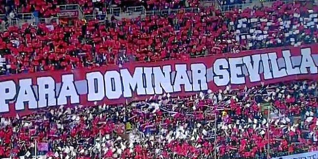 La UEFA prohibe al Sevilla desplegar el tifo de Biris Norte