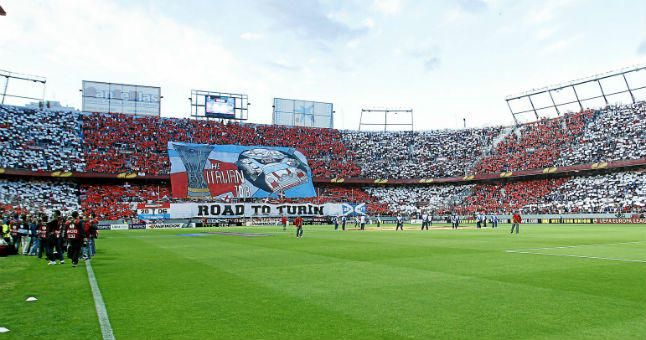 La Comisión Antiviolencia propone multa de 3.500 euros para un aficionado del Sevilla-Valencia de Europa League