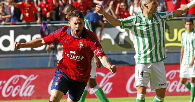 Osasuna 2-1 Real Betis: Adiós a Primera con derrota