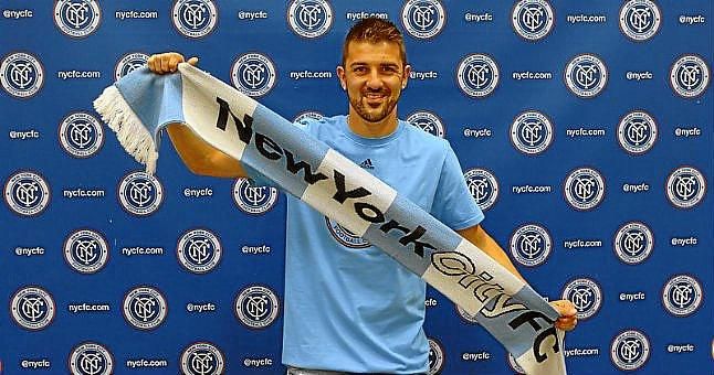 Villa ya posa como nuevo jugador del New York City