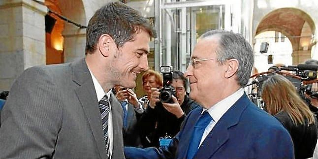 Florentino Pérez: "Casillas va a seguir en el Madrid, seguro"