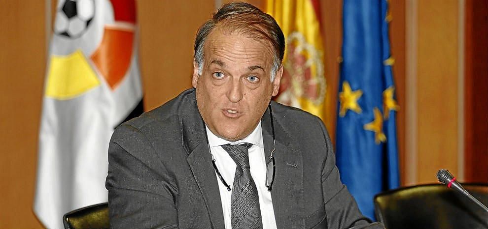Tebas: "Murcia y Zaragoza saldrán de la Liga si no pagan antes del viernes"