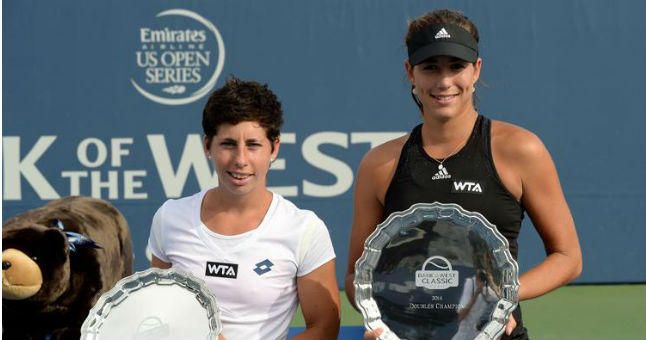 Garbiñe Muguruza y Carla Suárez, séptima pareja del mundo