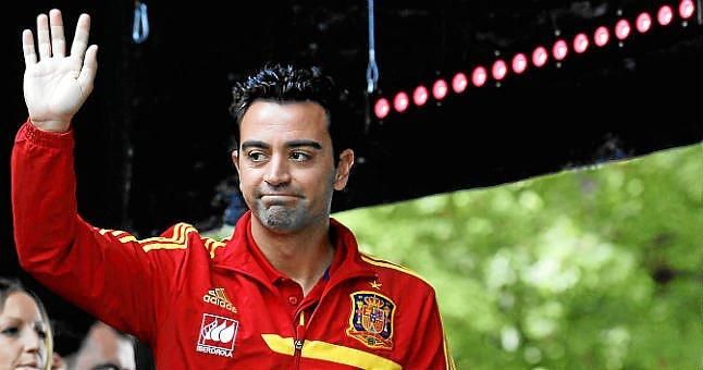 Xavi se retira de la Selección