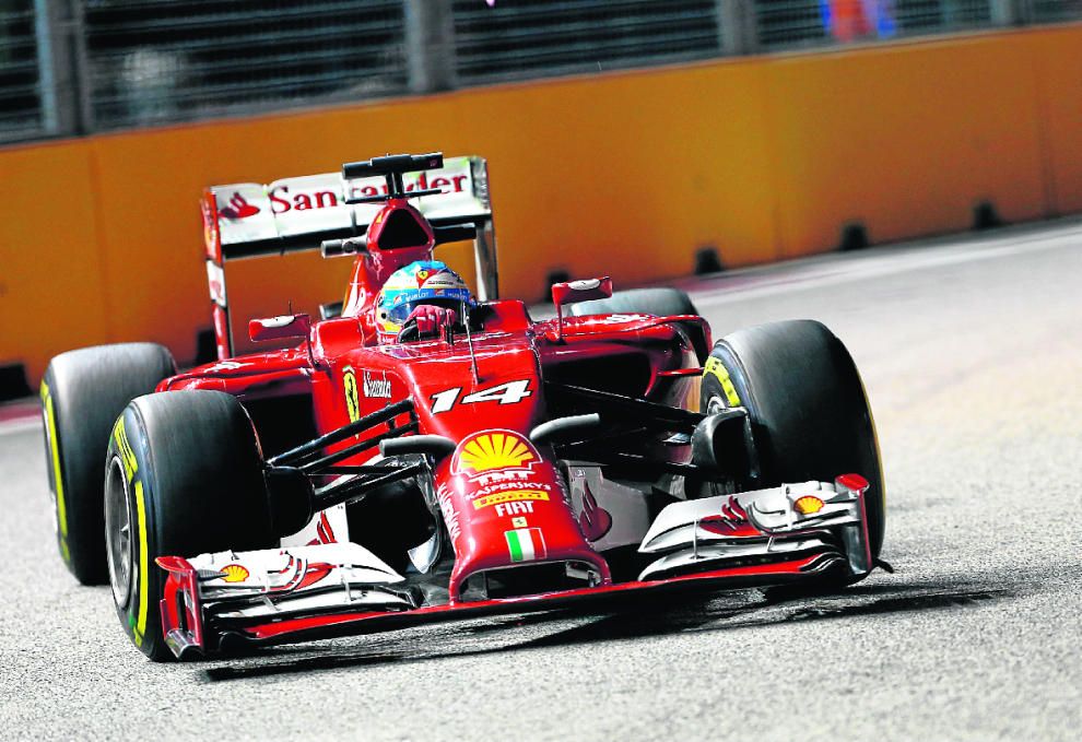 Alonso arrancará quinto en Marina Bay