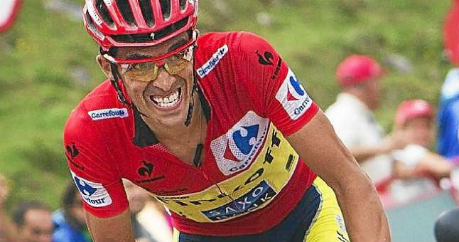 Contador: "Estoy feliz por liderar el ránking"