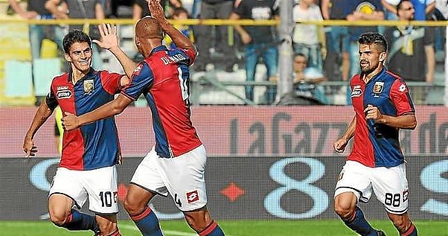 Perotti, "muy feliz" por su primer gol con el Génova