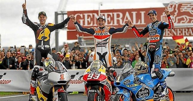 Jornada histórica para los hermanos Márquez en Cheste