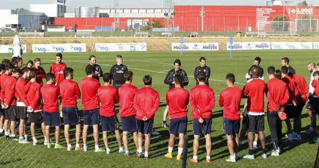 El Sevilla entrenará este lunes a puerta abierta