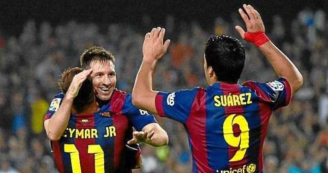 Suárez: "Messi y Neymar hacen cosas increíbles"