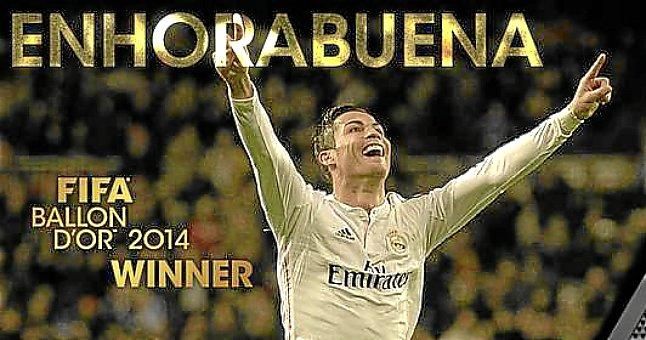 Cristiano Ronaldo, Balón de Oro por tercera vez