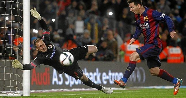 Un gol de Messi da ventaja al Barcelona (vídeo)