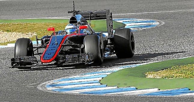 Alonso, primera toma de contacto con el McLaren en Jerez