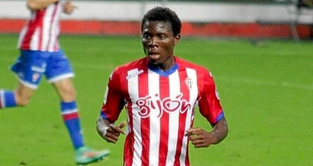 El Sporting teme que el camerunés Dani Ndi no regrese a Gijón