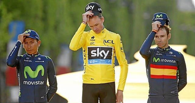 Valverde: "Es un honor subir a este podio"