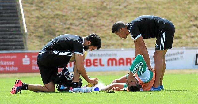 La lesión de Tarek queda en susto: sólo sufre una contusión