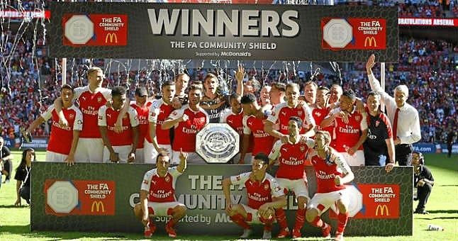 El Arsenal se alza con la 'Community Shield'