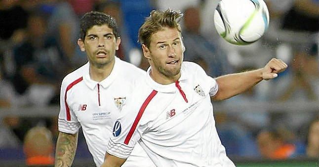 Krychowiak acabó con una fisura costal la final de la Supercopa