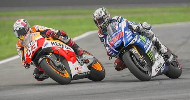 Mano a mano entre Márquez y Lorenzo