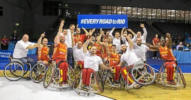 El equipo español de baloncesto en silla de ruedas se clasifica para los paralímpicos de Río 2016