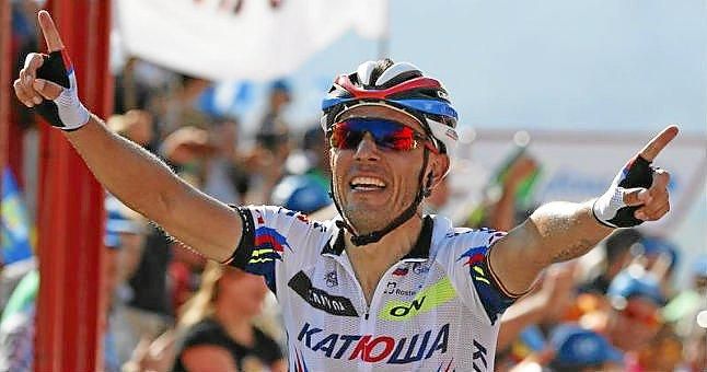 'Purito' Rodríguez se impone en el Alto de Sotres y roza el liderato de Fabio Aru