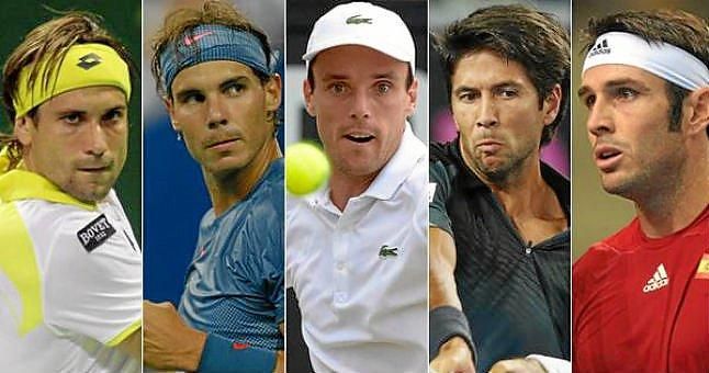 Nadal, Ferrer, Bautista y Verdasco, equipo español para enfrentarse a Dinamarca en la Davis