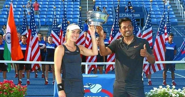 Martina Hingis y Leander Paes ganan el título de dobles mixtos del US Open