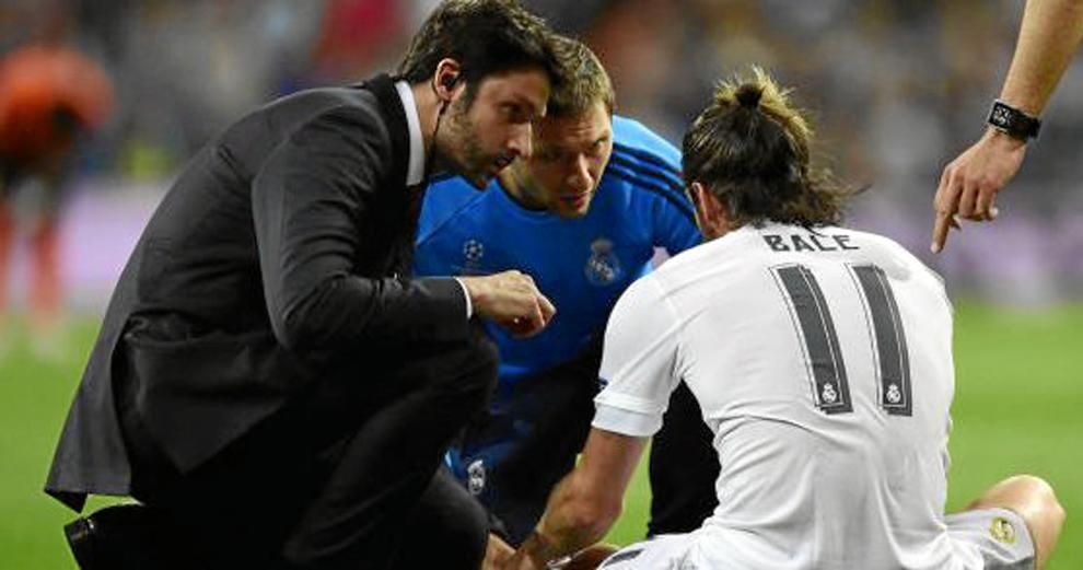 Al Madrid se le lesionan Bale, Sergio Ramos y Varane