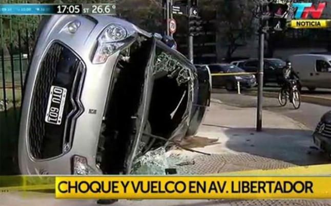 Espectacular accidente de Iván Zamorano en Argentina