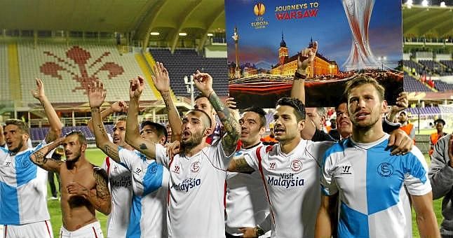 El Sevilla vuelve a Italia con el recuerdo de sus dos últimos títulos