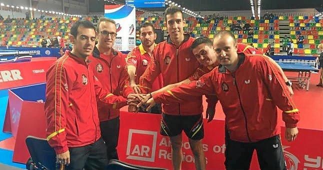 España se mantendrá en la élite masculina del tenis de mesa
