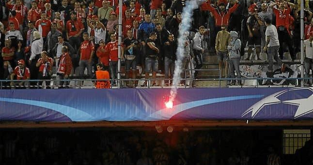 Multas de hasta 60.001 euros para los aficionados del Benfica
