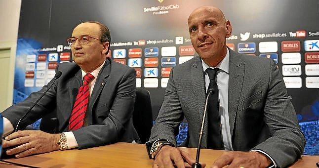 Monchi: "Ni el Sevilla tiene 15 millones para fichar ni he hablado con Valdés"
