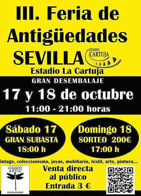 Más de 45 expositores, en la III Feria de Antigüedades de Sevilla en el estadio de la Cartuja