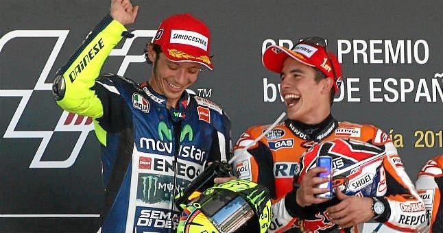 Márquez: "Me sorprendió que Rossi cargase sobre mí y no sobre Lorenzo"