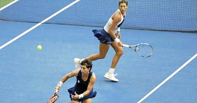 Muguruza-Suárez pierden en su primer partido de dobles