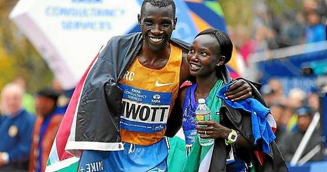 Los kenianos Biwott y Keitany se llevan el maratón de Nueva York