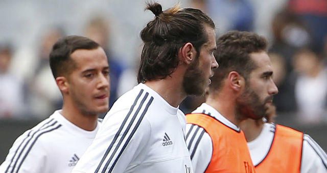 Bale y Carvajal se ejercitan con el grupo