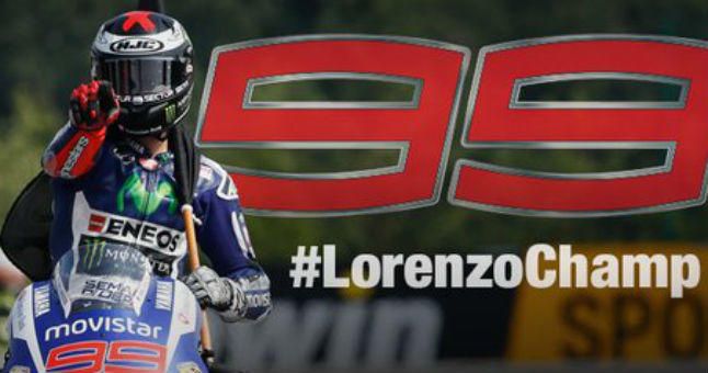 Jorge Lorenzo, campeón del mundo de MotoGP