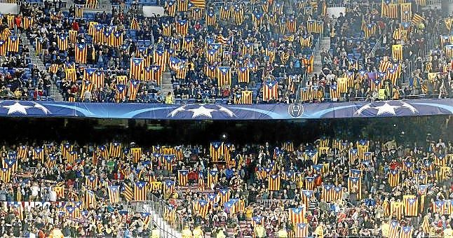 El Barça presiona a la UEFA por la sanción de las esteladas